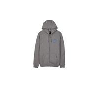 Sweat a capuche zippe fox next level gris