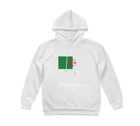 Sweat À Capuche Zippé Homme Algérie Drapeau National Polaire Confortable Poignets Côtelés