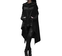 Sweat à capuche zippé imprimé Wmomen pour long long pull tunique baggy pull pour Royaume-Uni grande taille pull d'été pull vestes sweat avec poche vêtements de sport haut thermique, Noir , 5XL