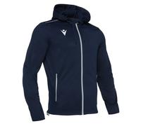 Sweat à capuche zippé Macron freyr Bleu L