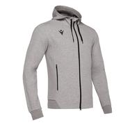 Sweat à capuche zippé Macron zither Gris M Male