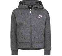 Sweat à capuche zippé - NIKE - Club - Doublure en polaire - Gris Chiné - Fille 2-3 ans