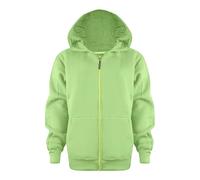 Sweat à Capuche zippé pour Enfant Chaude Manches Longues Décontracté Cardigan Veste Haut Hoodie Sweatshirt Doux à Fermeture éclair intégrale Manteau Parka Blousons avec Capuche
