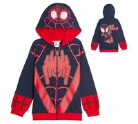 Sweat à capuche zippé pour enfants Spidey et ses amis incroyables Miles Morales Ghost Spider ou Spidey, Miles Morales Spin, 3-4 ans