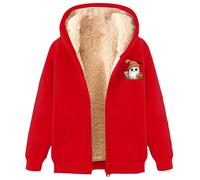 Sweat à capuche zippé pour femme - Coupe ample - Costume d'Halloween - Pull universitaire - Lanternes d'Halloween mignonnes en fourrure - Style décontracté - Pull graphique Y2K - Fantôme fin
