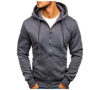 Sweat à capuche zippé pour homme - Chandail à capuche pour homme - Cardigan d'extérieur à manches longues - Cardigan d'extérieur - Cardigan d'extérieur à manches longues - Cardigan à capuche - Poches