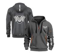 Sweat À Capuche Zippé pour Homme Modèle in.di.an.AP.OL.is 500 Imprimé Shirt Uni Haut Manches Longues Pull Survêtement Veste De Sport-SHSe||x_l