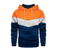 Sweat à capuche zippé pour homme - Pull à capuche en polaire mélangée - Pull à capuche à manches longues avec cordon de serrage - Haut décontracté avec poches - Uni - Vêtement d'hiver - Sweat à