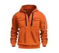 Sweat à capuche zippé pour homme - Sweat à capuche zippé pour homme - 5XL - Veste polaire à manches longues - Pull à capuche - Manteaux d'hiver - Veste de sport thermique - Hauts de saut, gris foncé