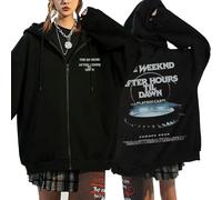 Sweat à capuche zippé pour homme The Weeknd After Hours Til Dawn avec Playboi Carti Tour 2026, mode hip-hop, musique pop, veste zippée White