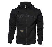 Sweat à capuche zippé pour homme WEST COAST CHOPPERS - Choppers Por Vida - Noir - Col capuche 3XL