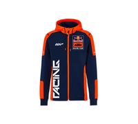 Red Bull - KTM Replica Team Zip Hoodie - Marchandise officielle, Impression de course dynamique, Qualité supérieure - Homme - Taille S - Bleu/Orange, bleu/orange, M-4XL