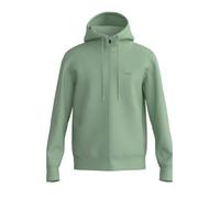 SWEAT À CAPUCHE ZIPPÉ SAGGY BOSS EN COTON VERT À LOGO IMPRIMÉ M