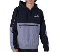 SWEAT À CAPUCHE ZIPPÉ SERGIO TACCHINI OPEN NOIR ET GRIS M
