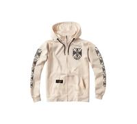 West Coast Choppers Dominator Full Zip Sweatshirt Beige M