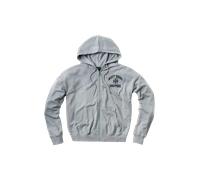 Sweat à Capuche Zippé West Coast Choppers Iron Oversize Gris AcierXXL Gris Acier