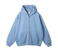 Sweat à Capuche Zipper Homme, LéGers Sport Hoodie Veste Manches Longues Homme Chaud Quotidien Sweat Hommes Cordon De Serrage Classique Hoodie Couleur Unie Mode Simple Confortable Automne