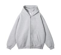 Sweat à Capuche Zipper Homme, LéGers Sport Hoodie Veste Manches Longues Homme Chaud Quotidien Sweat Hommes Cordon De Serrage Classique Hoodie Couleur Unie Mode Simple Confortable Automne