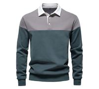 Sweat à col polo à manches longues pour homme, pull décontracté à manches longues, chemises basiques intelligentes, chemise de course à pied, chemise de travail respirante, chandail de travail à