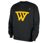 Sweat à col ras-du-cou en Fleece Jordan NBA Golden State Warriors Statement Essentials pour homme Noir/Noir L