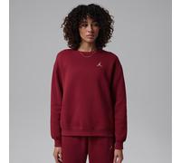 Sweat à col ras-du-cou Jordan Brooklyn Fleece pour femme Team Red/Blanc L (FR 46-48)