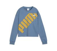 Sweat à col rond PUMA POWER Femme, Vêtements, Bleu, XL XL