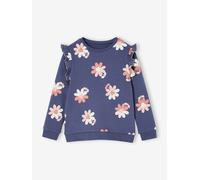 Sweat à volants fille détails fantaisie encre 3A