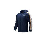 Sweat à zip homme NB Athletics Track Hoodie - NEW BALANCE - Natural Indigo - Col capuche - Manches longues XS