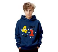 Sweat Ado GarçOn,Pull Garcon 12 Ans,Sweat à Capuche imprimé Graphique pour garçon, Manches Longues, Pull décontracté pour Enfants, idéal pour Jouer et Aller à l'école. (Navy, 7-8 Years)