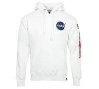Sweat - Alpha Industries - NASA Space Shuttle Hoody - Blanc - Col capuche - Manches longues XL