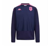 Sweat Apron Pro 8 Kappa Stade Français Paris Officiel Rugby Bleu/Rose Homme XXL