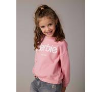 Sweat Barbie en molleton rose bonbon 12A