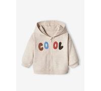VERTBAUDET Sweat bébé zippé à Capuche écru 36M(97CM)