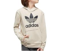 Sweat Beige/Noir Garçon Adidas Trefoil Hoodie 15-16 ans