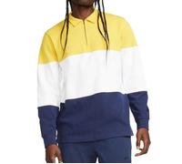 Nike FB7797-709 M NK Club+ Knit LS Top CB Sweatshirt Homme Vivid Sulfur/White/Midnight Navy/WH Taille S