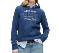 Sweat Bleu Femme Superdry Luxe XS