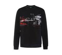 Sweat Boss Relaxed fit en coton mélangé à motif SALBONIC Noir XS