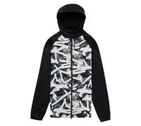 Burton Crown Weatherproof Full Zip Fleece Blanc,Noir M Homme