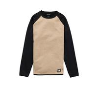 Sweat Burton Crown Weatherproof Pullover Crewneck Fleece Summit Taupe Heather / True Black Homme Beige 2026 taille S