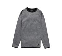 Sweat Burton Crown Weatherproof Pullover Crewneck Fleece True Black Heather Homme Gris 2026 taille L