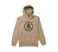 Sweat à capuche Burton Family Tree marron clair femme - S