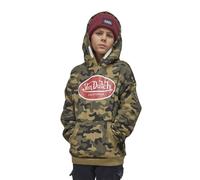 Sweat Camo À Capuche Relax Fit Kool Vert/rouge/blanc 8A