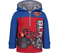 Sweat capuche en polaire demi-zipp pour tout-petits gar ons, Blaze et les Monster Machines, rouge, 4 ans