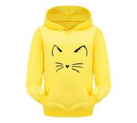 Sweat Capuche Enfant Mignon Pas Cher Léger Manches Longues Polaire avec Fermeture Clair Fille Vêtement Hiver Chaud Gym Jogging Running Course Survêtement et Ado 7-14 Ans
