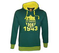 Sweat Capuche FC Nantes - Collection Officielle Football Club Nantes Atlantique - FCNA - Taille Enfant garçon Vert Vert - Vert 4 Anni