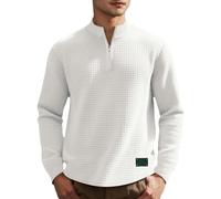 Sweat Capuche Fermeture Éclair Homme a Polaire Original Habillé Daddy Épaule Papy Coudiere Pere Bio Bouteille Doublure Neck Saw Logo Monté Island Monsieur Siglé