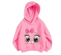 Sweat Capuche Fille Confortable Elégant Sportswear Fashion Trendy Vêtement Décontracté Manches Longues Tops Hiver Chaud Gym Jogging Running Course Survêtement pour Ado 7-14 Ans