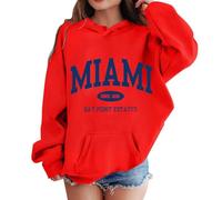 Sweat Capuche Fille Graphique pour Enfants Basics Motif placé Casual Tops Sport Pull Sweat-Shirt Grande Taille Super Douce et Chaude Confortable Vêtements Mode Ado 7-14 Ans