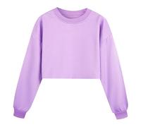 Sweat Capuche Fille Poncho Plaid Oversize en Polaire Enfant Mignon Imprimé Cartoon Printemps et Automne Décontracté Pull Col Rond Sweater Veste Fourrée Blouson Doublé Sweatshirt Harajuku
