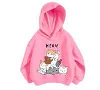 Sweat Capuche Fille Poncho Plaid Oversize en Polaire Zippé Veste Doublée Hoodie Printemps et Automne Décontracté Pull Vêtement Hiver Chaud Fourrée Blouson Doublé Enfant Ado 5-15 Ans